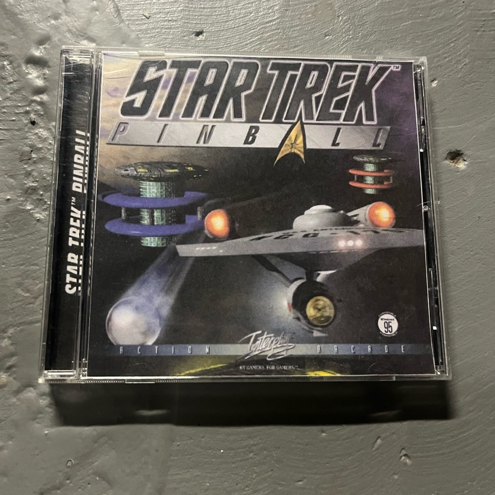 Star Trek Pinball PC Game 1998 CD ROM Windows 95 Classic